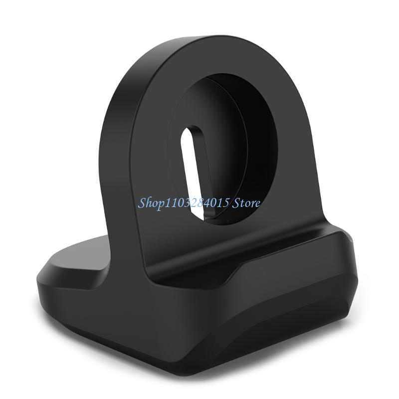 R6FF Silicone Base Stand Non-slip for Watch Series 87654321SE, SE2 Watch-ultra Desktop Charging Holder Accessory