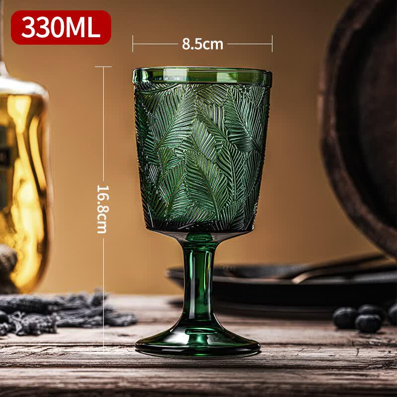MDNG French Embossed Leaf Goblet