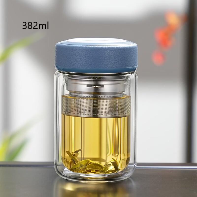 Shangqi Portable Heat-Resistant Glass Water Bottle with Lid