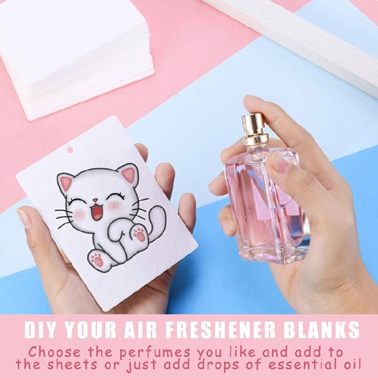 Car Home Felt Sheet Sublimation Blanks Air Freshener Sheets Handmade Art