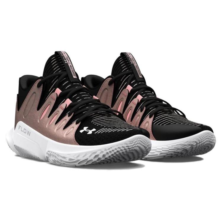 Under Armour Flow Breakthru 4 Cushioning Abrasion Resistant Cushioning, Wear Resistant Mid top Basketball Shoes Women's 3026641-003