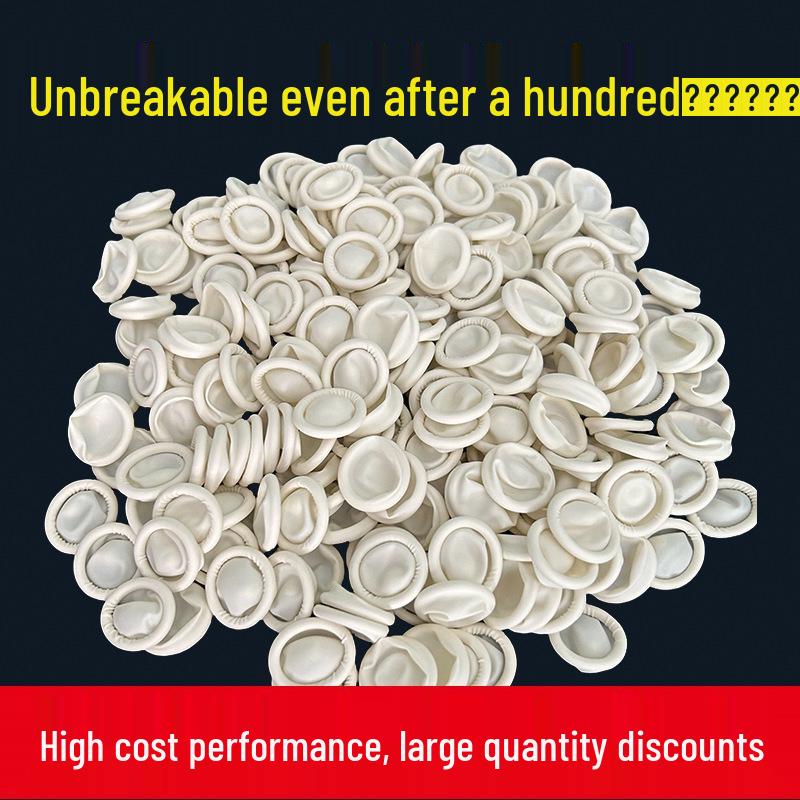 Thick Latex Anti-Slip Disposable Finger Cots - Wear-Resistant Silicone Protection