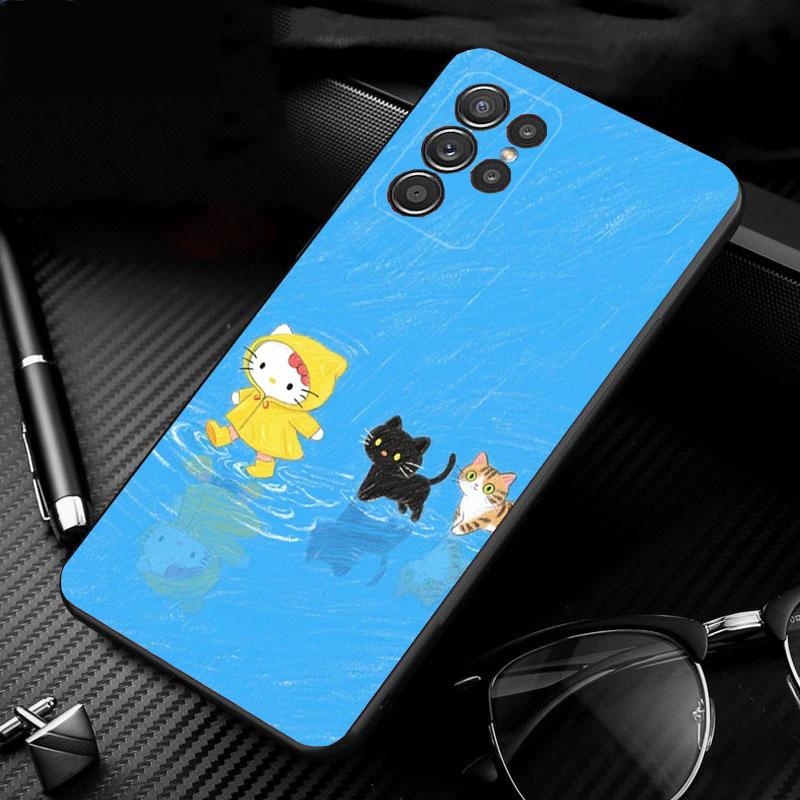 

cat art aesthetic Phone Case For Samsung Galaxy S26 S25 S24 S23 S22 Ultra S23 S22 S25 Plus S24FE S23FE S26Edge S26 Ultra