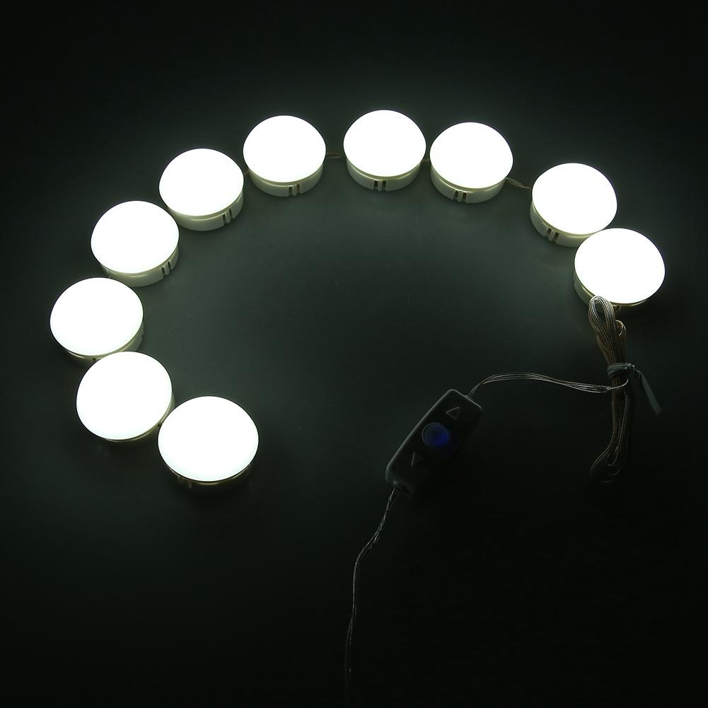 LED Makeup Mirror Lights Dimmable Bulb Warm/Cold Tones Dressing Mirror Decorative Light