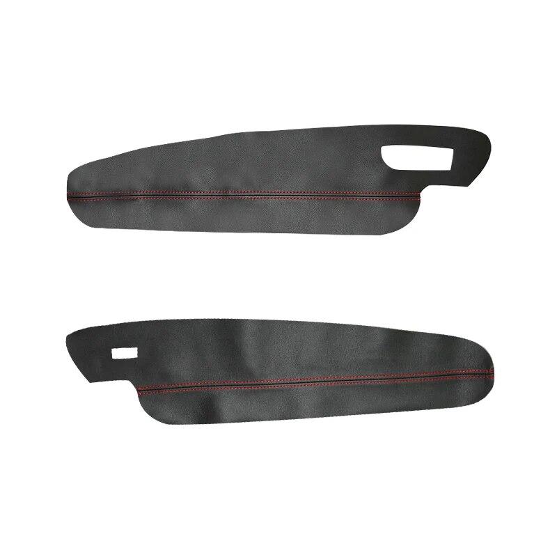 POUZE 3 DVEŘE AUTO Kožený potah loketní opěrky Pro VW Golf 7 MK7 VII 2014 2015 2016 2017 2018 Obložení krytu loketní opěrky dveří interiéru vozu