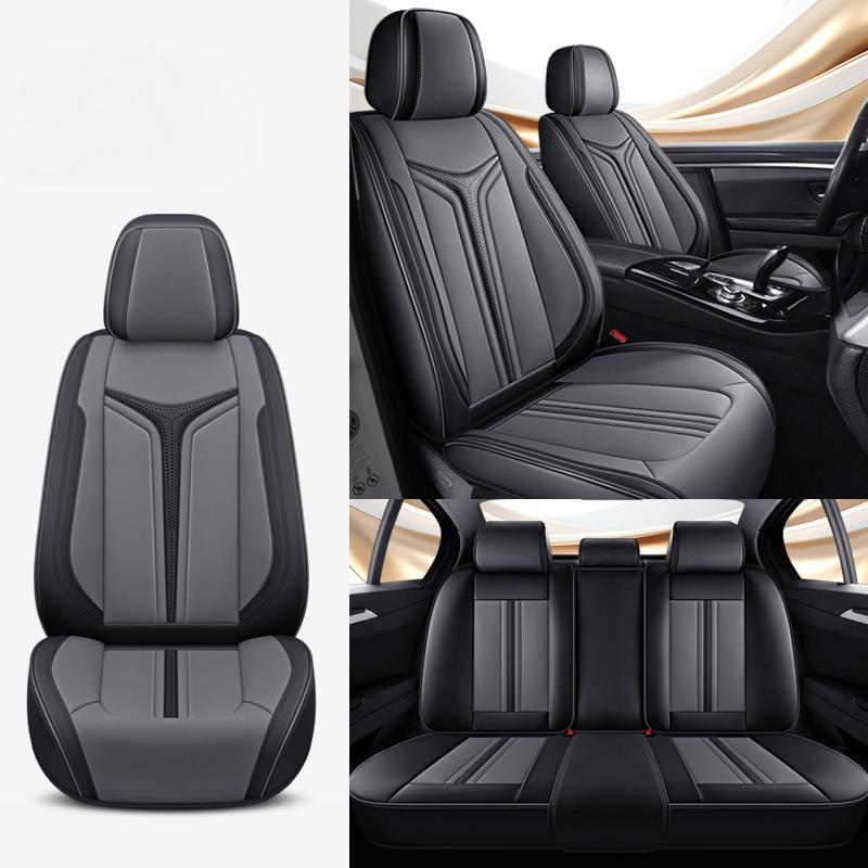 Five-seat Universal Car Seat Covers, Available In Multiple Colors, Easy To Install, Form-fitting Design, Suitable for Sedans, SUVs