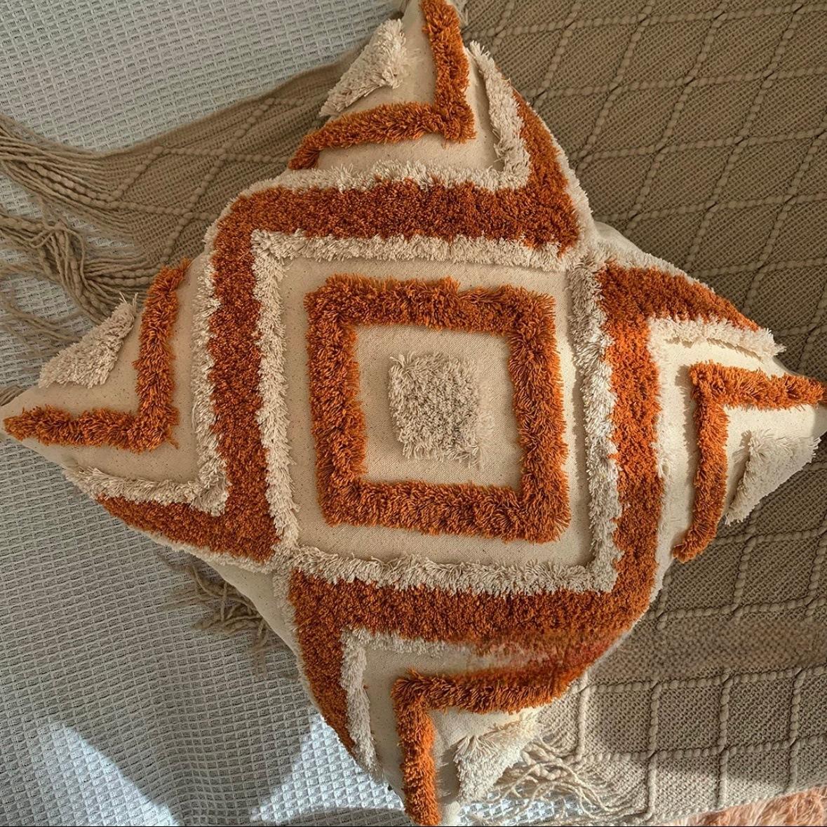 Богемная Винтажная Скандинавская Наволочка Вышитая Стеганая Декоративные Чехлы для Подушек на Диван Роскошные Чехлы для Подушек с Бахромой для Дивана 45X45 45x45cm