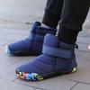 Children High-top Snow Boots Kids Plush Boots Winter Warm Cotton Shoes Anti-slip Casual Walking Shoes Waterproof
