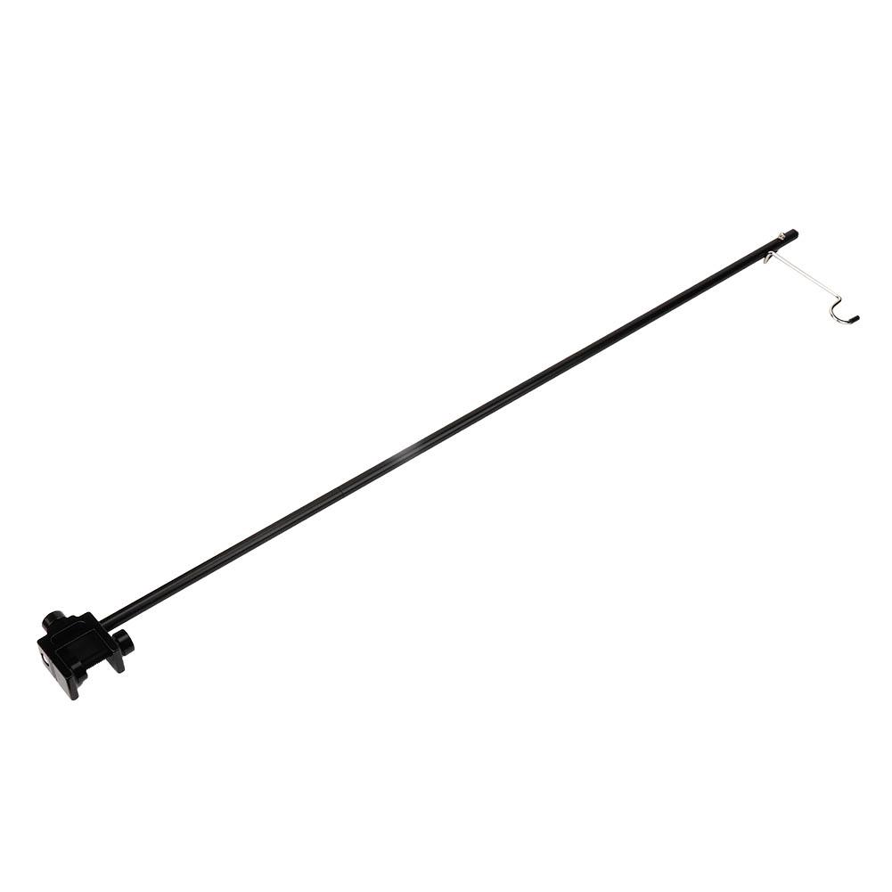 Black Portable Aluminum Alloy Folding Light Bracket Stand Outdoor Camping Table Lamp Pole