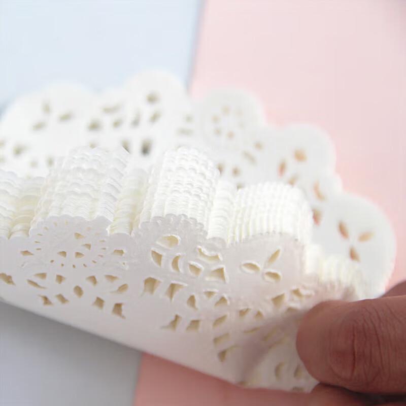 Disposable Round Lace Oil Absorbing Paper Liners