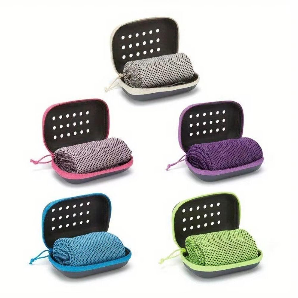 Mini Cold Sweat Absorbent Towel Portable Running Fitness Towel Outdoor Cooling Towel Jogging