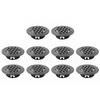 Vent Covers Stainless Steel 10pcs for Cabinets Designed To Support Proper Ventilation and Reduce Heat Accumulation