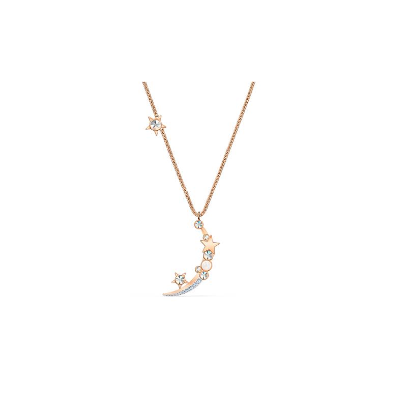 Swarovski STARRY NIGHT StarryNight Artificial Crystal Necklace Women s Silver/Rose Gold 5483536