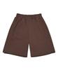 Arrayed Comfy Inverted Pleated Sweat Half Pants [Green]