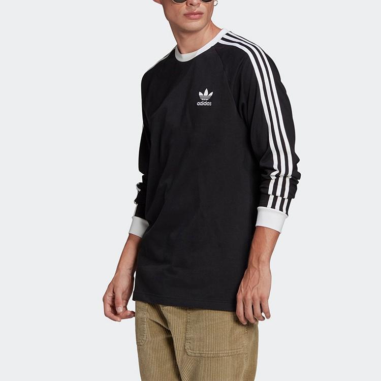 adidas originals Casual Cozy Round Neck Black Men's GN3478