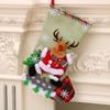 Knitting Christmas Socks Candy Bag Christmas Tree Decorations Christmas Gift Bag  New Year