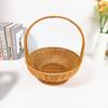 Japanese Style Woven Picnic Basket Fruits Vegetables Storage Home Decor