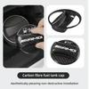 Real Carbon Fiber Gas Fuel Tank Cover Oil Filler Dustproof Cap For Mercedes Benz AMG A C E S Class W201 W210 W108 W204 W205 W203