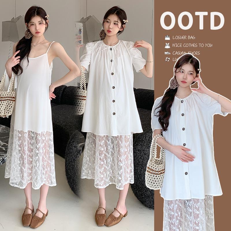 2025 Summer High-End Elegant French Afternoon Tea Dress Set M