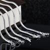 Popular Jewelry Simple Silver-Plated Snake Chain Bracelet 3Mm Snake Bone Bracelet Straight Hair Bracelet