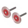 Circular Saw Blade Cutting Disc Home DIY Decoration Emery Abrasive Corrugated Edge Debris Discharge Low Cutting Resistance