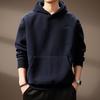 Herren Hoodie mit schwerem Stoff 420g, bestickt mit amerikanischem Buchstaben - Herbst/Winter Neuer Stil, lockere Passform