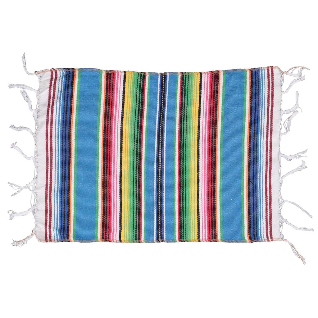 Good-Mexican Table Place Mats,Mexican Assorted Placemats Mexican Party Wedding Decorations, Fringe Blanket Table Runner 12 X 16