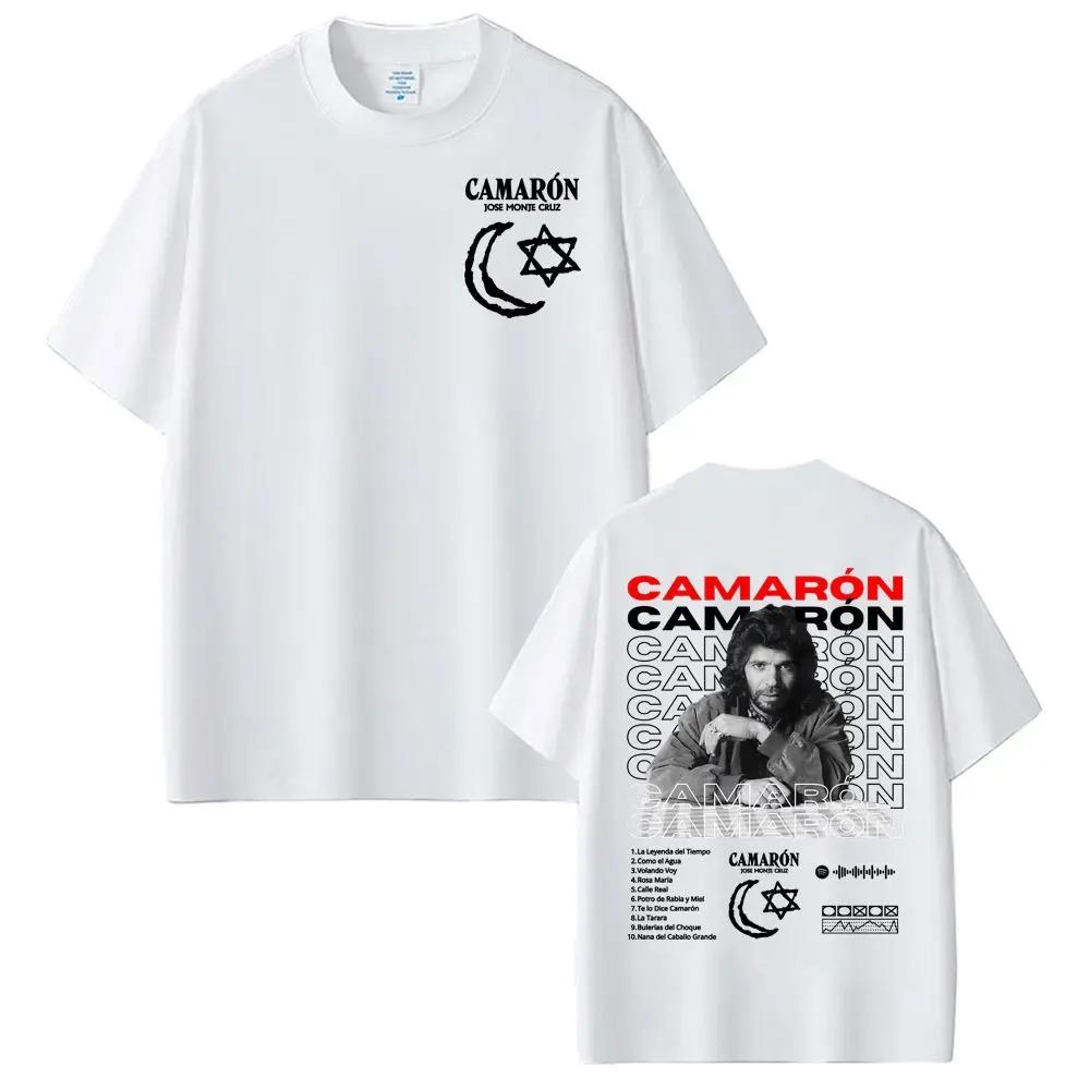 

2026 Rock Camaron De La Isla Album Cover T Shirts Unisex Women Fashion Vintage Tshirts Casual Classic Oversized Tops T Shirt Y2K 4XL