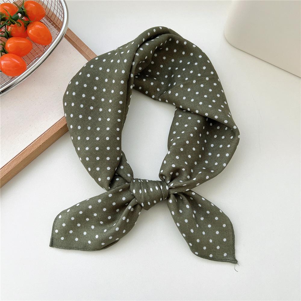 Paisley Flower Print Handkerchief Soft Cotton Linen Head Neck Scarves Hair Scarf Neckerchief Headscarves Square Scarf Headband