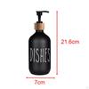 Liquid Bottle Soap Dispenser Manual Refillable Shampoo Lotion for