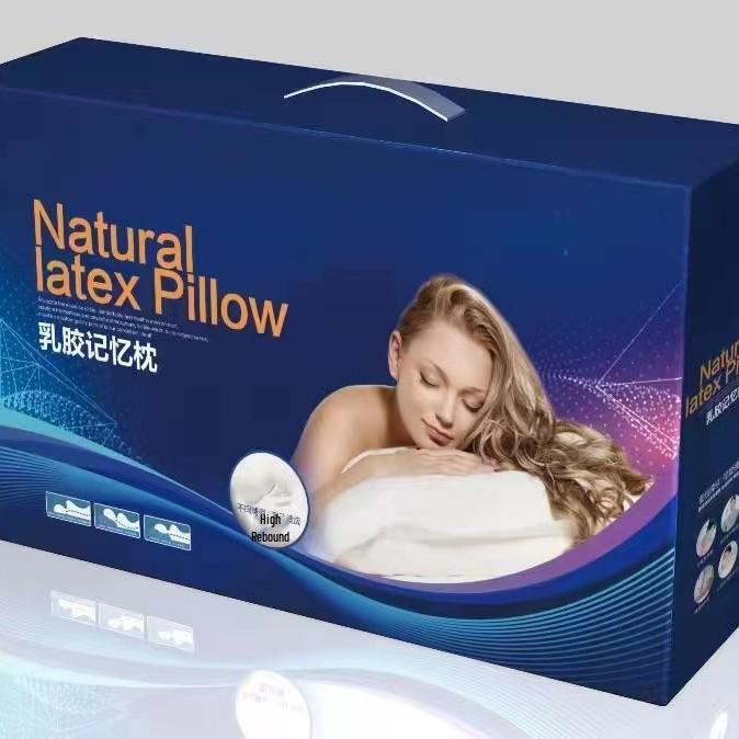 Space Memory Latex Neck Support Pillow - Slow Rebound, Perfect Gift Bundle