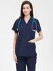 Elastic V-neck Doctor & Nurse Work Uniform - Washable Surgical Gown Suit Set.