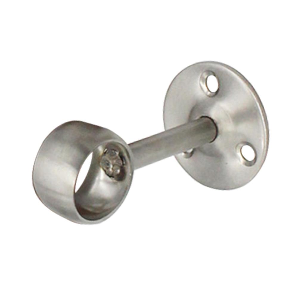 Stainless Steel 6pcs 25mm 1 Inch Flange Seat Bracket Heavy Duty Curtain Holder Multi Mount Closet Ceiling Shower