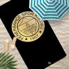 B-Zurück in die Zukunft Cartoon Handtuch Polyester Strandhandtuch Schnelltrocknend Sandfrei Badetuch für Sommer Pool Reise Urlaub