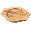 High-Temperature Resistant Fir Wood Heat Insulation Tray for Clay Pot Grilling