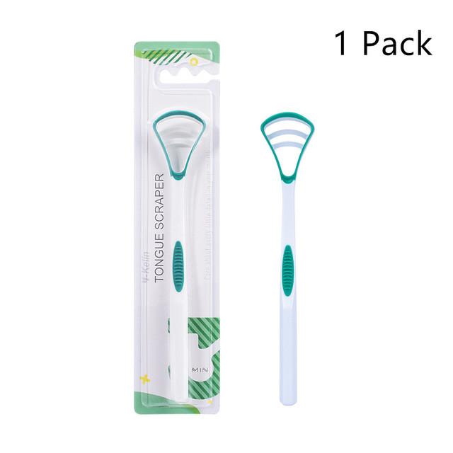 

Y-Kelin Sales Silicone Tongue Scraper Brush Cleaning Food Grade Single Oral Care To Keep Fresh Breath 3Color Pack No.1