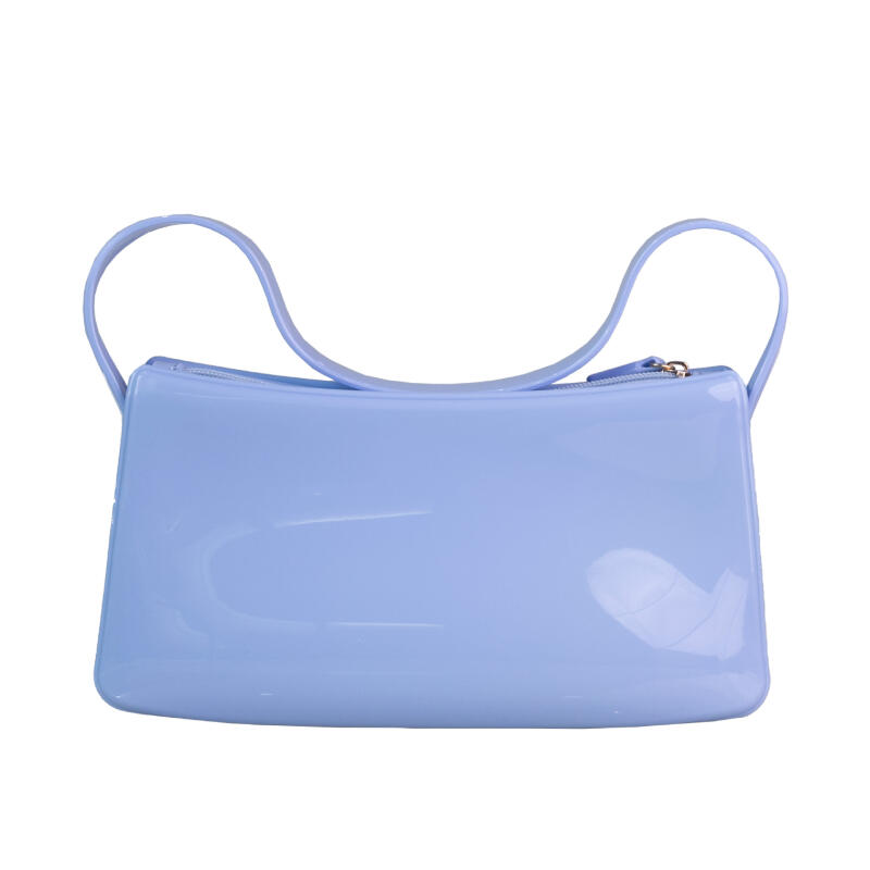 Damen Neue Schultertaschen Jelly Bags Mode Handtasche Weiblich Koreanischer Stil Einfarbig Kleine Quadratische Tasche Freizeit Umhängetaschen