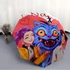 Personalized Name K-KPop Demon Hunters Print Umbrella - Automatic Open/Close, Eight-Rib Durable Frame, Automatic Folding Umbrella
