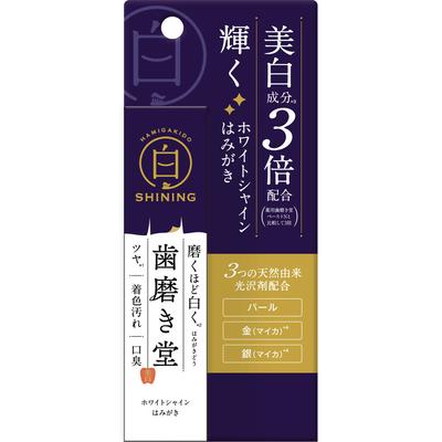 Dentifukudo Whitening Paste Shine 30g Toothpaste To Use] Take an Appropriate Amount On a Toothbrush, Brush Your Teeth, and Rinse Your Mouth W