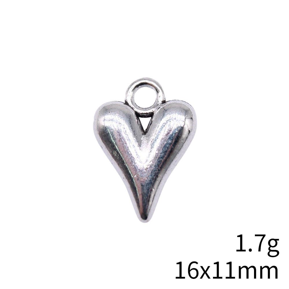 Back To School Charms Bulk Peach Heart Love Charms Pendant Women's Clothing Pendant