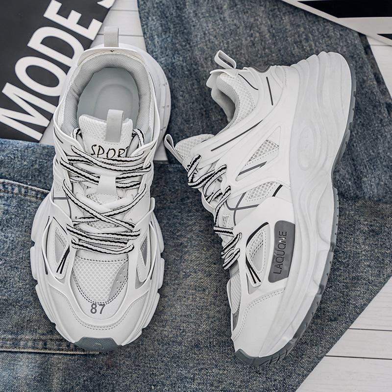 Men's Running Shoes Platform Shoes Men's Sports Shoes Men Board Shoes Women Clunky Sneaker Dad Shoes Couple Sneakers