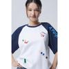 Benetton Embroidered PrinT Raglan T shirT baTs92611
