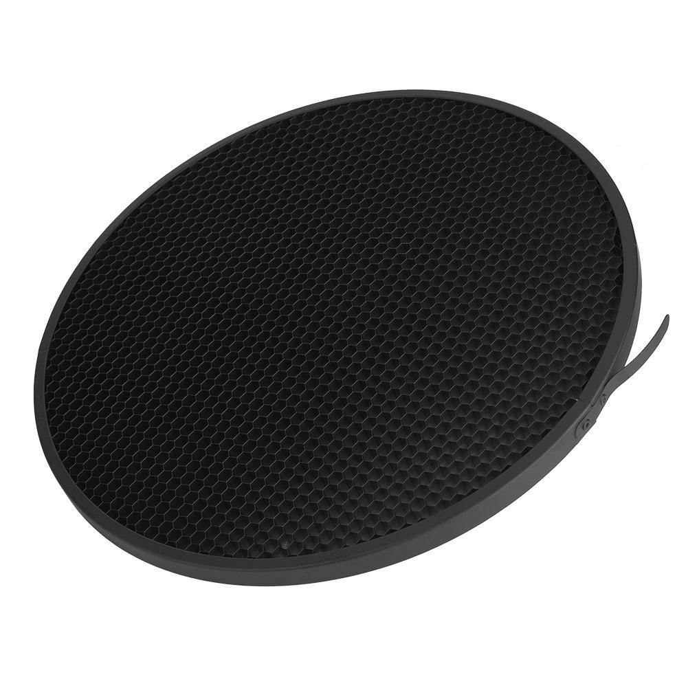 NiceFoto Mini 300mm 60 degrees Photographic Video Flash Light Mesh Grille Cover Equipment