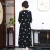 2023 New Women's Plus Size Polka Dot Mulberry Silk Dress - Celebrity Style & Elegant