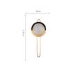 201/304 Golden Stainless Steel Strainer Soybean Milk Fruit Juice Colander With Hooks Fine Mesh Flour Sifter Home Kitchen Gadget