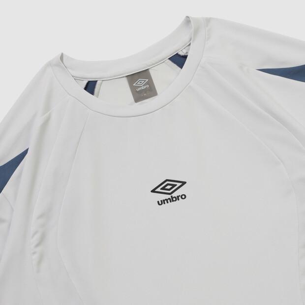 UMBRO Ptr Football Training Long Sleeve T-Shirt Light Grey Ur121Srl39