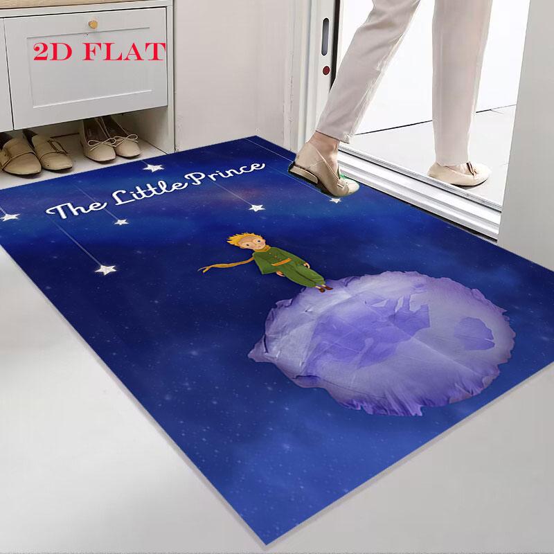 Little Prince Moon Carpet Rug for Living Room Bedroom Home Sofa Decoration,Kids play Nonslip Floor Mat