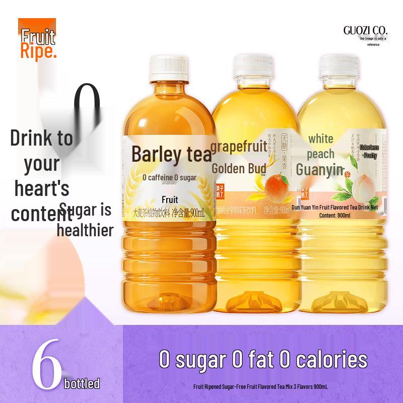 Guo Zi Shu Le Sugar-Free Tea Beverages