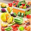 Set Giocattolo Cucina per Bambini Cucina Simulata Taglio Utensili da Cucina Giocattoli per Tagliare Frutta Simulati Accessori da Cucina per Bambini Regalo