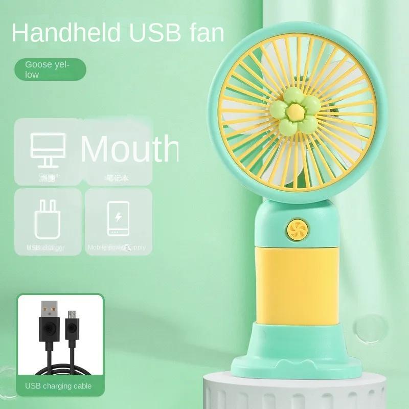 

USB мини ветряная энергия Ручной Удобный и ультра-тихий Вентилятор Высокое Качество портативный Студенческий Офисный милый маленький Охлаждающий Вентилятор